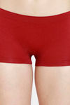 Zivame Medium Rise Full Coverage Boyshorts - Sundried Tomato — thumbnail 4